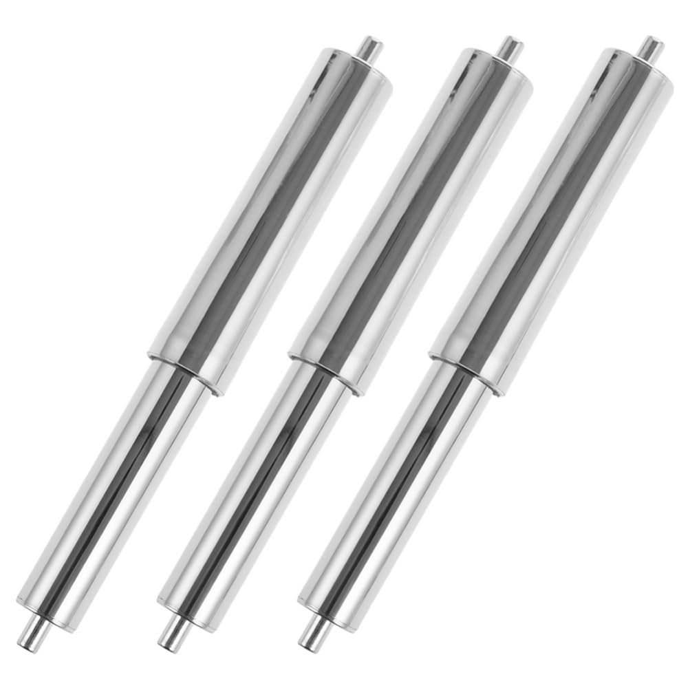 Homoyoyo 3 Pieces Universal Plastic Spring Loaded Toilet Paper Roller Rod Toilet Paper Holder Spring Rod for Bathroom Makeover Apartment Friendly,Renter,No-Drill for Holder Roller Replacement,Tapered