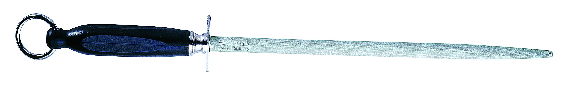 F.DickF. Cooking Sharpening Steel 35 cm (Ergonomic Handle, Sharpening Steel, Surface Hardness Over 65° HRC, Grinding Tool for Chef's Knives) 76551350