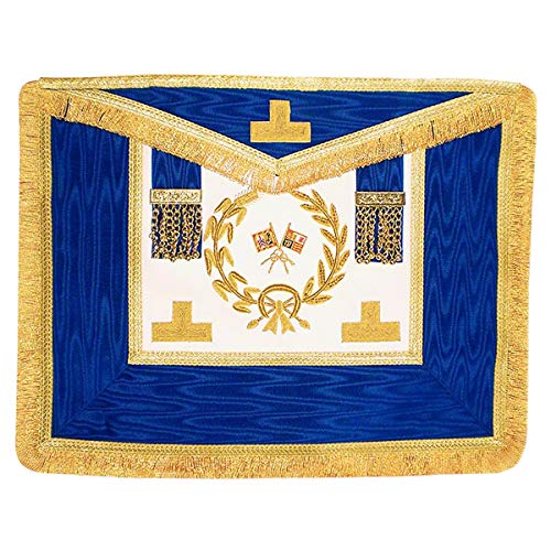 Tablier brodé grand officiers maçonnique de haute facture pour loges et cérémonies