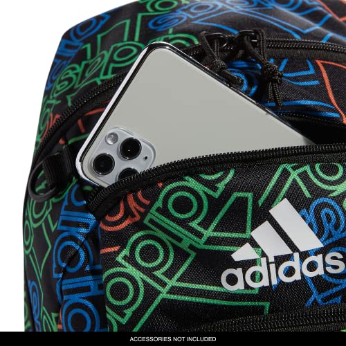 adidas Unisex Kid's Young BTS Creator 2 Backpack Discontinued, Outline Bos Toss/Black/White, One Size3