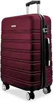 Mala De Viagem Média ANAC Rígida Para 23 kg Com Rodas 360º E Cadeado Segredo. (CEREJA EXPANSIVA A3M)