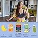 Ocean's Balance Daily Smoothie Powder – Organic Blend with Blueberry, Spirulina, Dulse Seaweed & Barley Grass – Nutrient-Rich Superfood Smoothie Mix (4 oz - 1 Pack)
