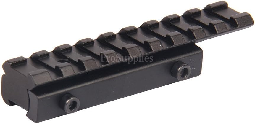 TACFUN Scope Adapter Rail Mount 22 Crossbow 3/8" Dovetail to 7/8" Weaver/w Stop Pin
