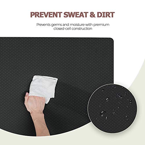 image for YXwin Yoga Mat, Classic 1/4 Inch Thick, Non Slip Pro Yoga Mat, Eco Fri