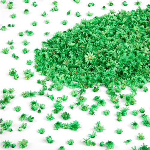 710 piezas flores secas verdes mini para manualidades miniatura 1