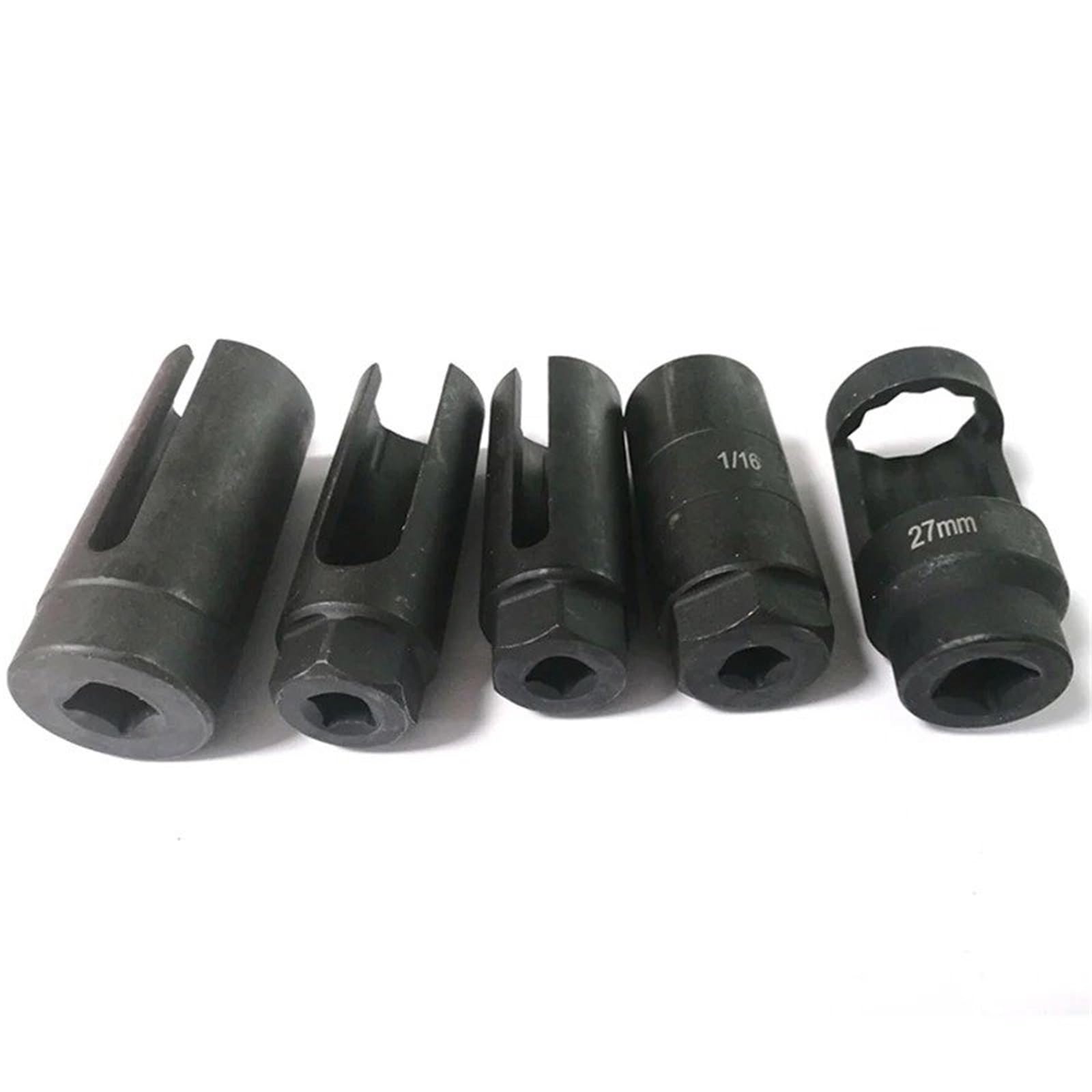 Juego De Llaves Vaso Con Sensor Acero CR-V 7 Piezas Accionamiento 1/2 Y 3/8" Manguito Oxígeno O2 Sensor Oxígeno Lambda