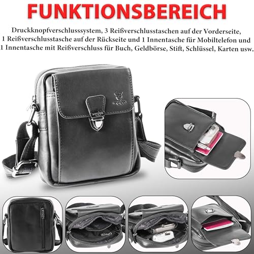 Bolso bandolera negro MATADOR 2201/A ideal para tus viajes y paseos urbanos 4