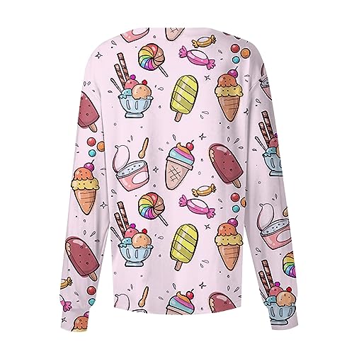 Printed Scrub Jackets for Woman Print Long Sleeve Plus Size Womens Scrubs for Women Nursing Jacket with Pockets