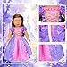 VAWMJOT American 18 inch Doll Clothes Accessories - 5Pcs Different Princess Costume Dress American Clothes and Accessories(NO Doll)
