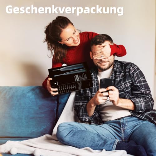 2-in-1 Mundhygiene-Set – Testsieger 2026* – Munddusche & Elektrische Zahnbürste – TÜV-geprüft – Für gesundes Zahnfleisch & gründliche Reinigung – 2000 mAh Akku, IPX7 wasserdicht – inkl. Reiseetui