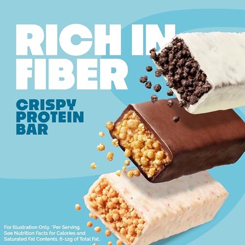 Image of Quest Nutrition Crispy Variety Pack Protein Bars, Protein Rich, Low Sugar, Gluten Free, 12 Count