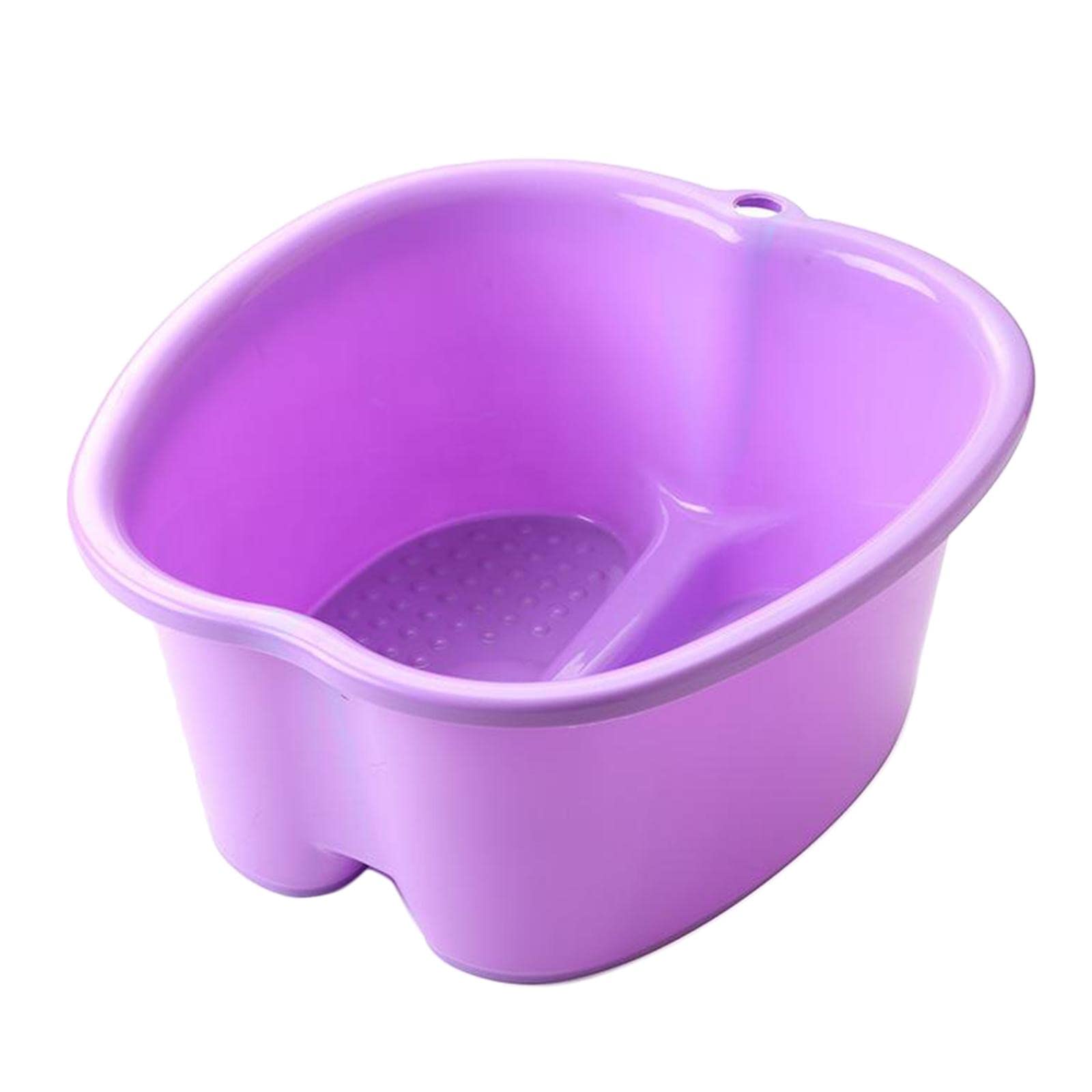 CALANDIS™ Large Foot Bath Spa Bowl Basin Sturdy Plastic Foot Soak Basin Purple | Bath-image-46
