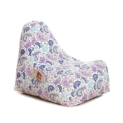 Image of Style Homez Hackey Cotton Canvas Paisley Printed Bean BagXXL Size Filled with Beans Fillers
