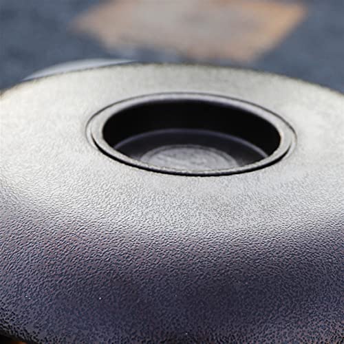 Abfalleimer für den Außenbereich, Mülleimer für den Außenbereich, Mülleimer aus Aluminiumguss, Holz, mit 3 großen Ausgießern, einfacher Mülleimer aus Metall, Abfallbehälter mit Aschenbecher, 2 Fa – Bild 4