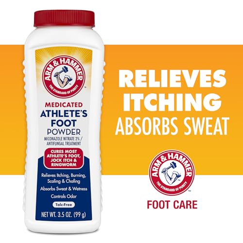 Arm & Hammer Medicated Athlete's Foot Powder, Antifungal Treatment, 3.5 oz - image 7