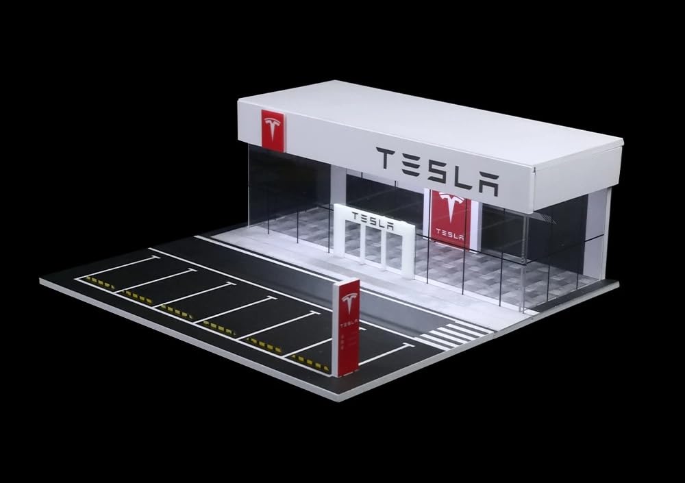 Amazon.co.jp: Raineed カーディーラー ジオラマ 展示ケース 1/64