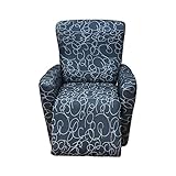Matériaux de doux : la housse du fauteuil inclinable est composée à 92 % de polyester et à 8% d'élasthanne. Matériau extensible anti-poussière, anti-salissure et avec une grande élasticité pour divers fauteuils. La housse est antidérapante, un bord élastique solide et des sangles en bas peuvent aider la housse de canapé à mieux rester en place.