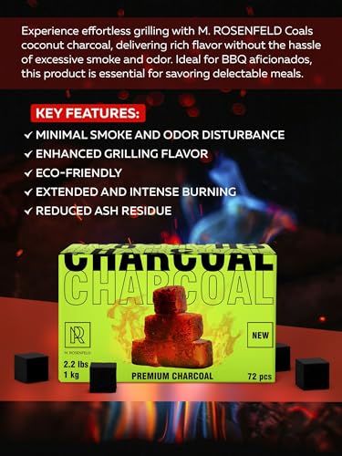 Charbon de noix de coco premium 25mm cubes 100% naturels - 8