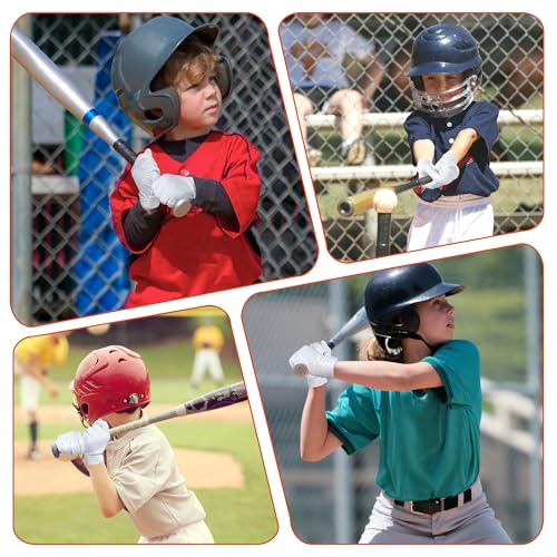Image of HANDLANDY Baseball Batting Gloves for Adult Youth, Grip Breathable Softball Batting Gloves Fit Men Kids Boys Girls