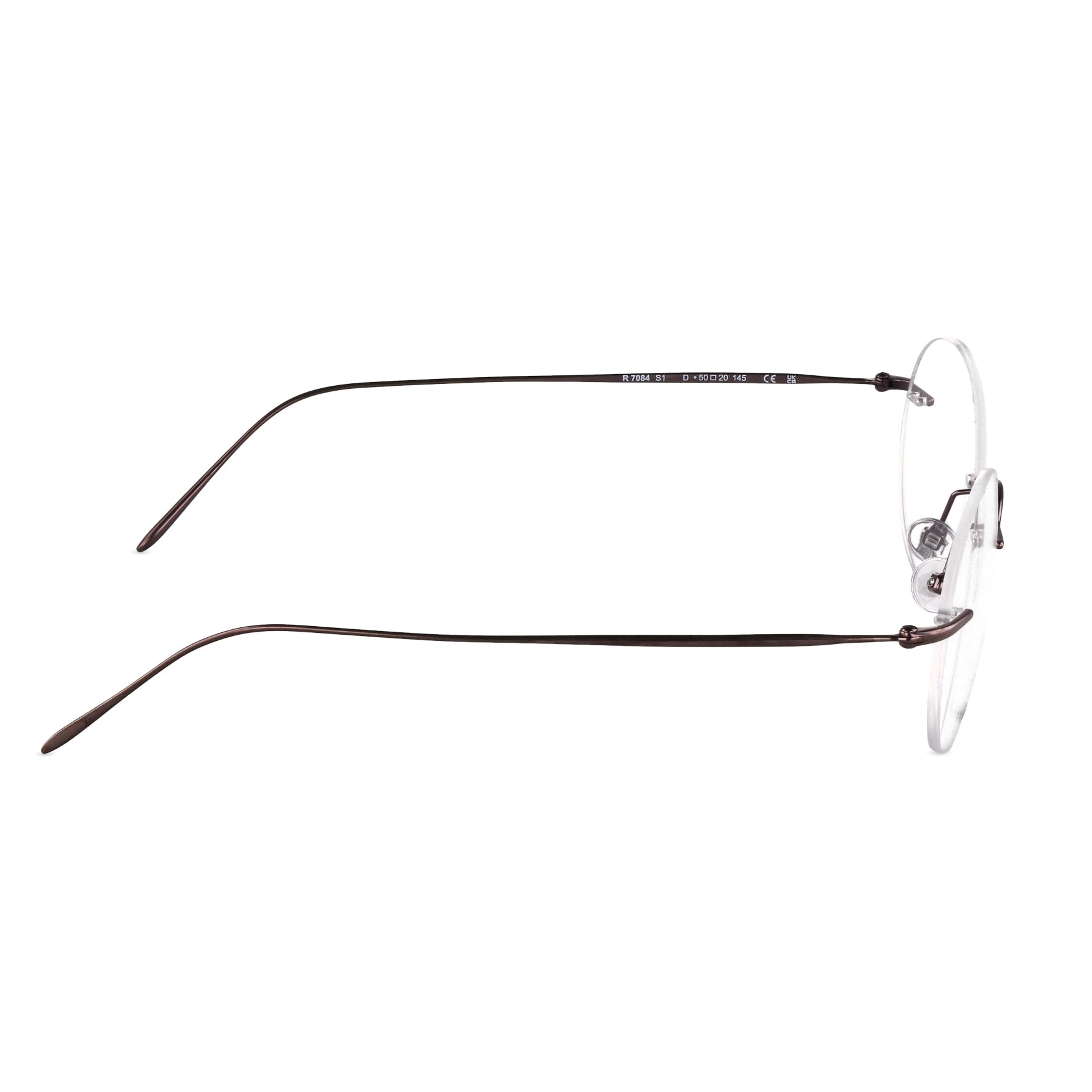 Rodenstock Brille mit Sehstärke für Unisex optional mit Sonnenbrillentönung oder Blaulichtfilter, Rund, gefertigt aus Metall (inklusive Brillenetui)