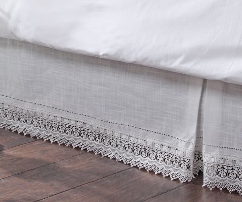 dust ruffle full - Stylemaster Renaissance Home Fashion Sophia Dust Ruffle/Bed Skirt, Full, Ivory