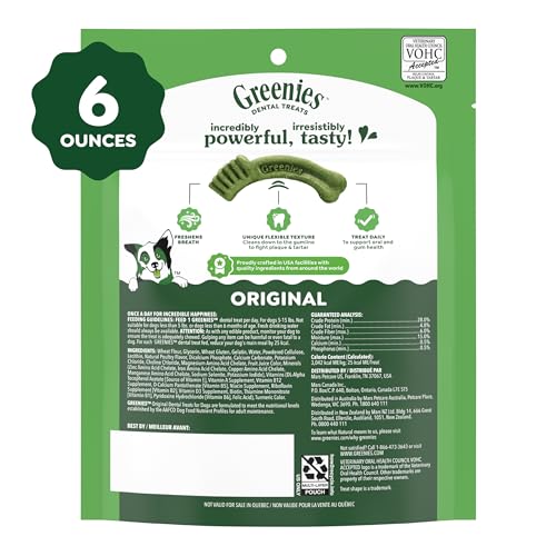 Greenies Teenie Original Natural Dental Dog Treats, Chicken, 22 Count - image 9