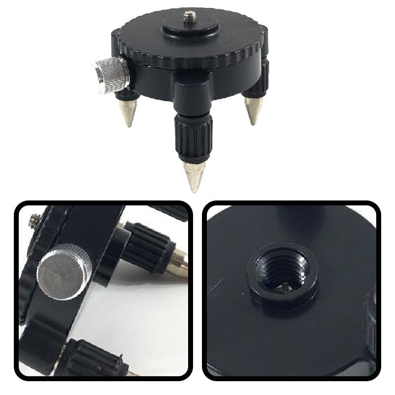 MYCENSE Level Meter Base for 1/4 Inch Tripod Mount Stand Adjustable Horizontal