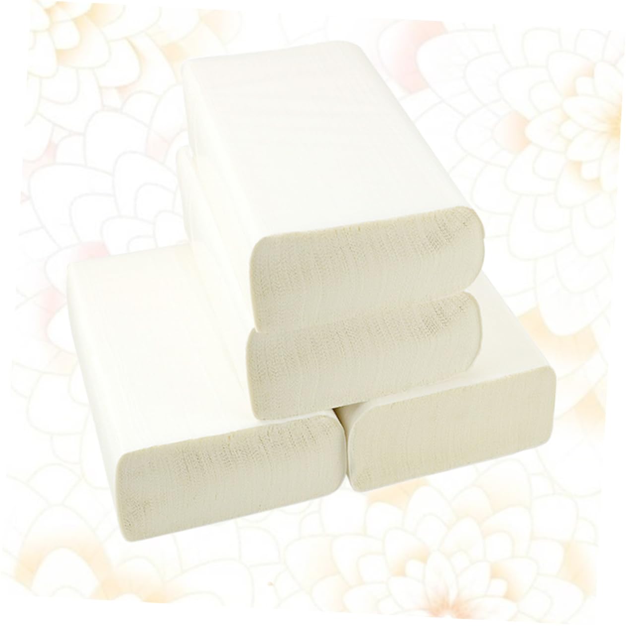 PACKOVE Asciugamani senza Irritazioni Carta 4 Pezzi Spessa da Cucina in Pasta di Legno Assorbente e Resistente per Cucina e Hotel