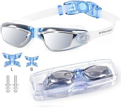 Swim Goggles Swimming Goggles for Women Men Kids No Leaking Anti Fog