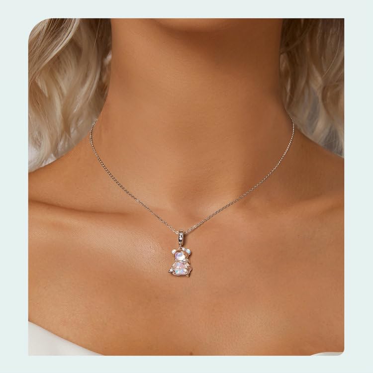 Breloques en argent 925 lapin et nacre d'exception