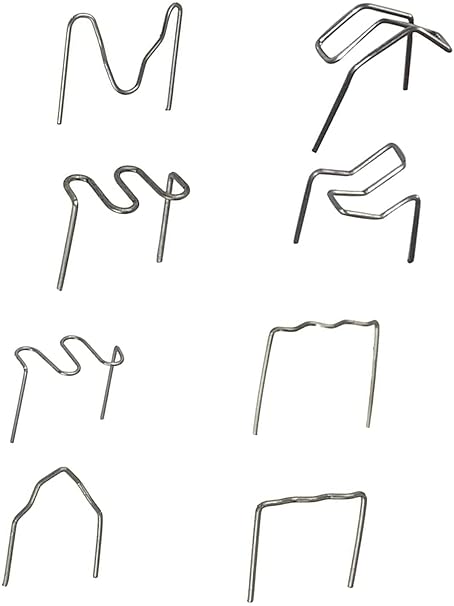 1000 Graffette Per Saldatura Plastica - In Acciaio, Per Riparazione Paraurti Auto, Con Pistola Termica