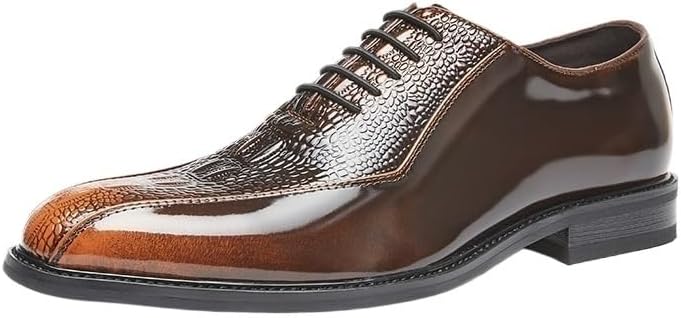 Men's Business Dress Oxford Shoes Lace-up Low-top Small Round-toed Shoes Soft-soled Comfortable Breathable wear-resistant Shoes for Men