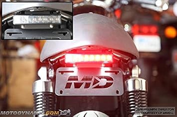 2016-2018 Triumph Thruxton 1200 R / Speed Twin 2019 2020 Fender Eliminator with Integrated LED Tail Light