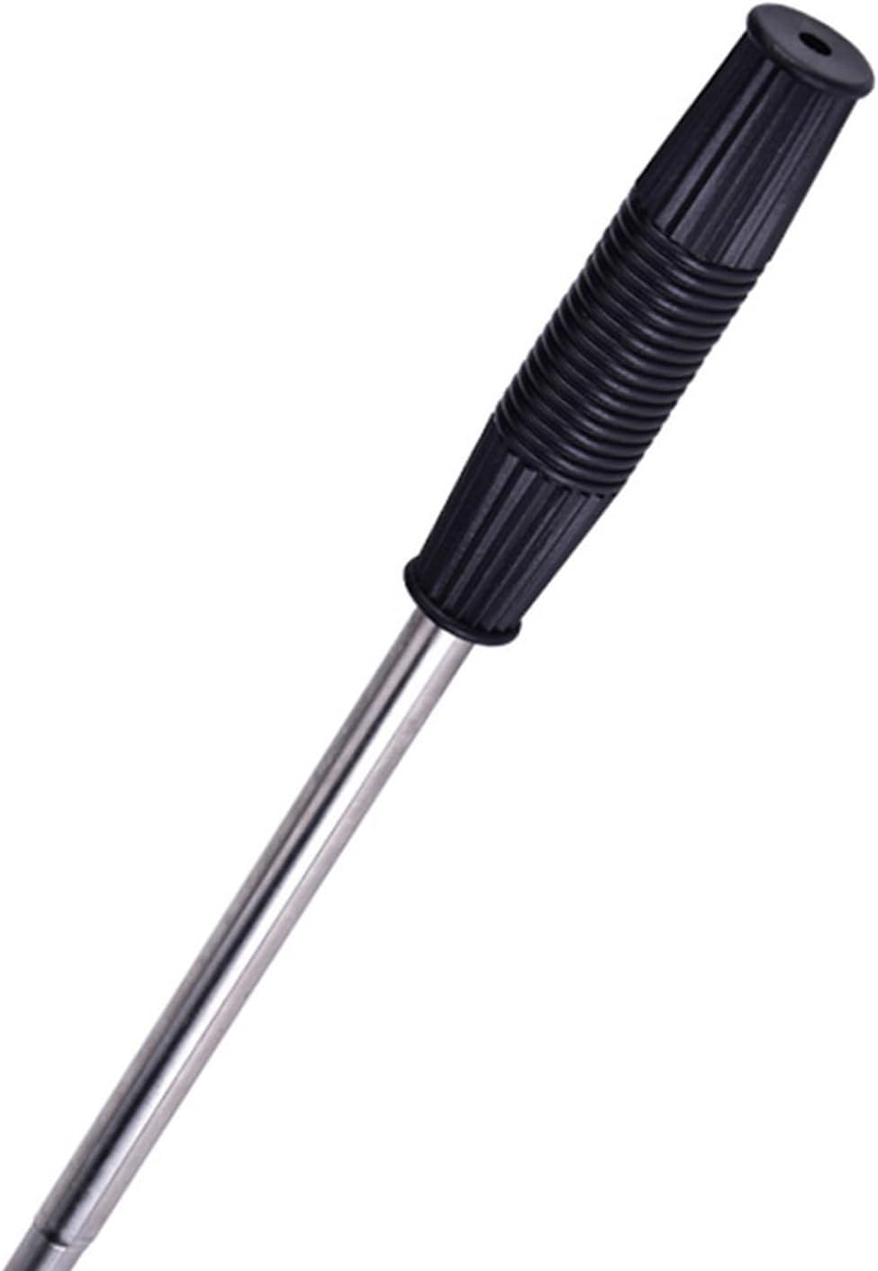 Golf Ball Retriever, Automatic Locking Scoop Telescopic Golf Ball Pick up Practical Golf Picker Telescopic Antenna Ball Pick up Tool Device Retriever Scoop (White)