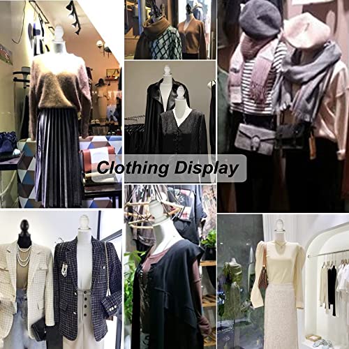 Female Mannequin Torso Dress Form Height Adjustable Pinnable Mannequin Body With Sturdy Tripod Stand For Sewing, Dressmaker, Home Decor, Jewelry & Clothing Display, White #TOP3