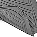Motor Trend MT-774-GR Flextough Standard - 4Pc Set Heavy Duty Rubber Floor Mats for Car SUV Van and Truck, Gray