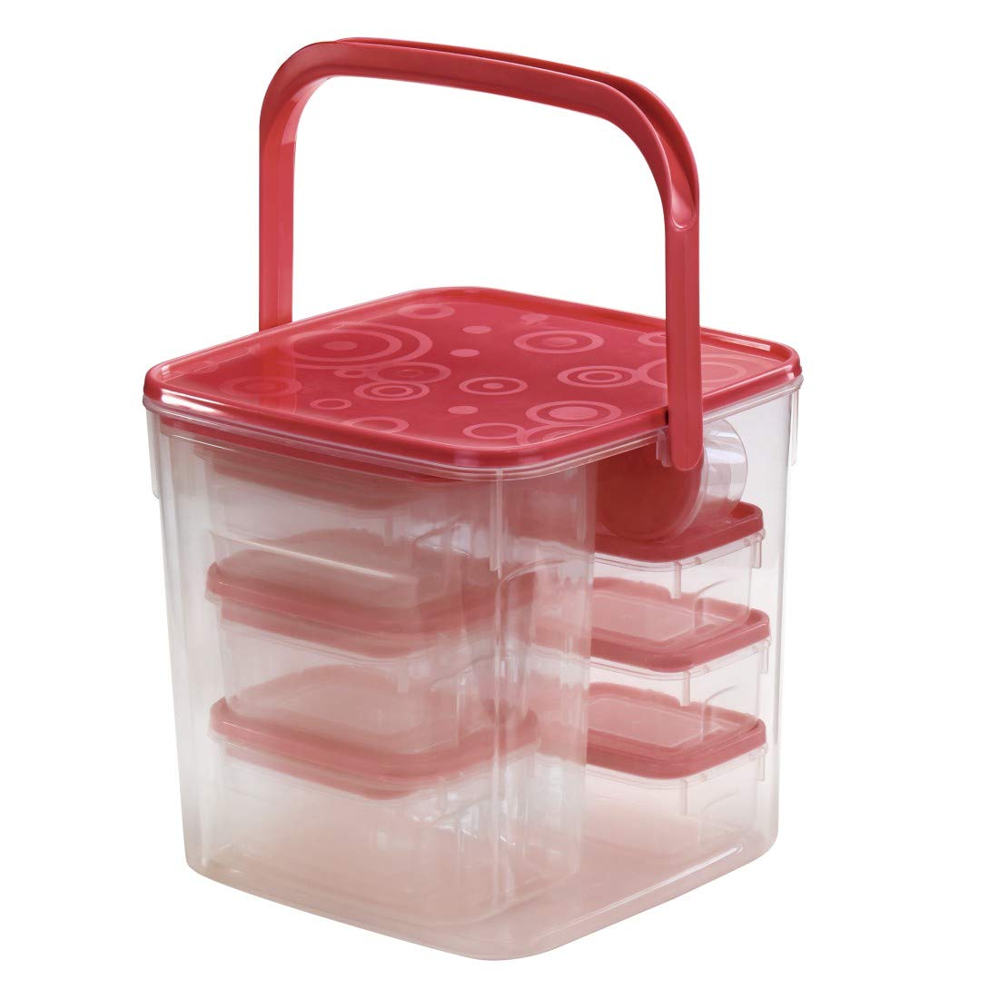 Xavax Food Storage containers, red, Universal
