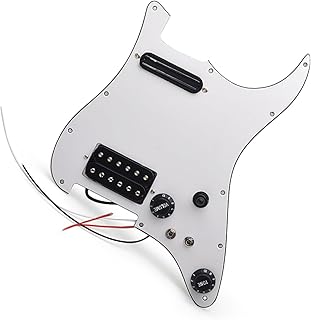 Electric Guitar Double Pickup Panel Assembly Magnet Pickup guitar pickguard pickup (Color : 03)