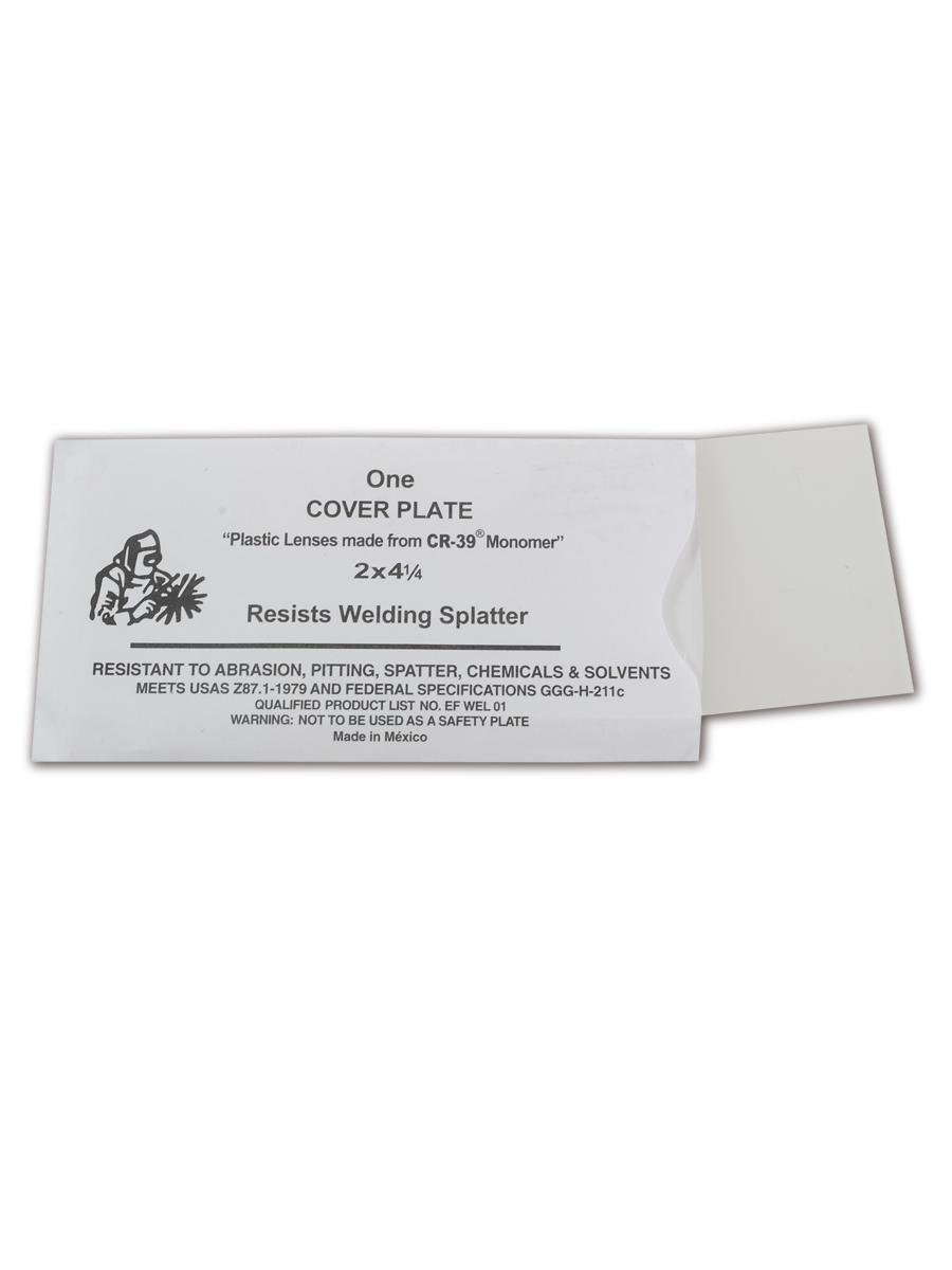 MAGID C23821231 24CRCR-39 CR1 Outside Welding Plate, Polycarbonate, 2" x 4.25", White