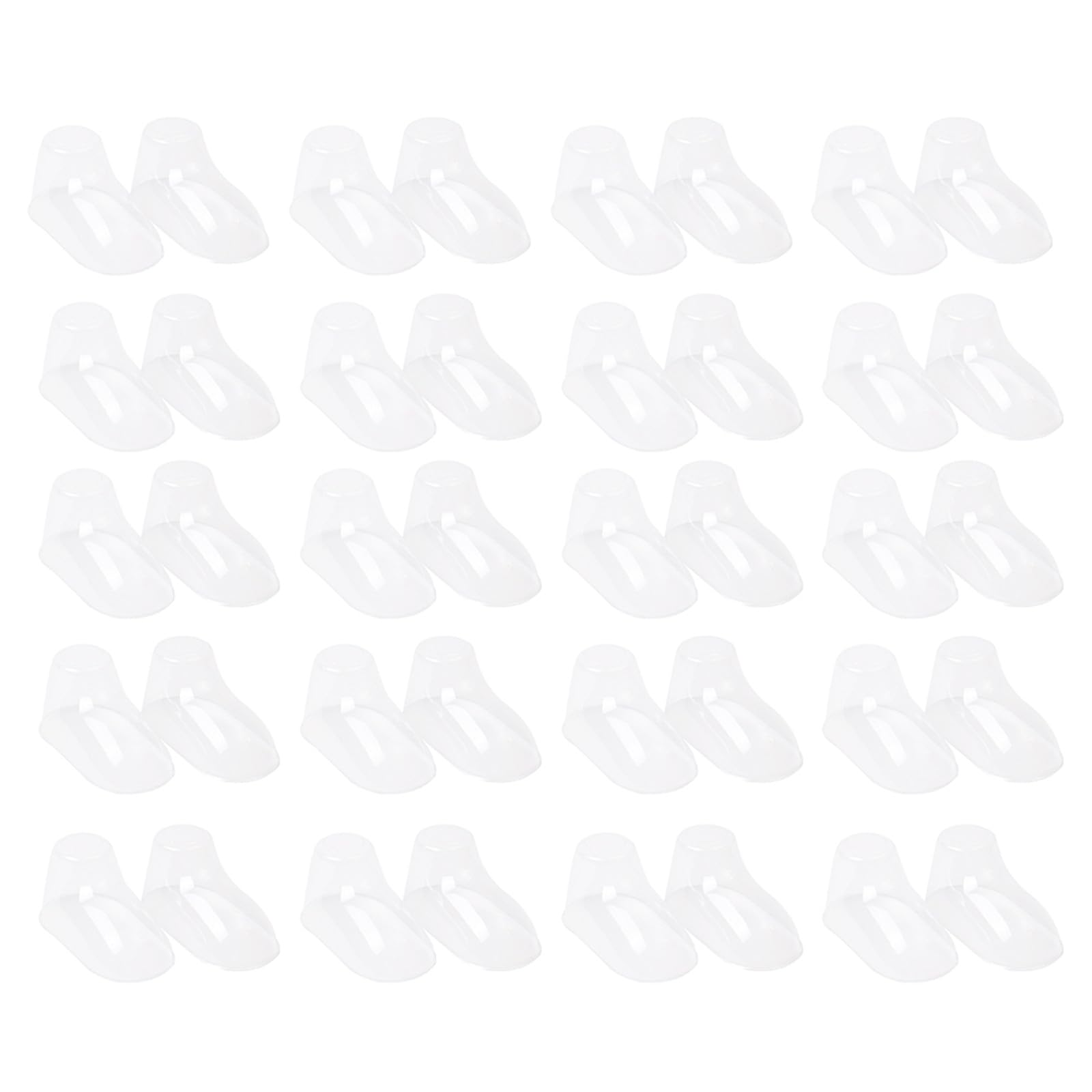 Didiseaon Hormas para Zapatos de Ñiño Pvc Transparente 10cm 100 Piezas