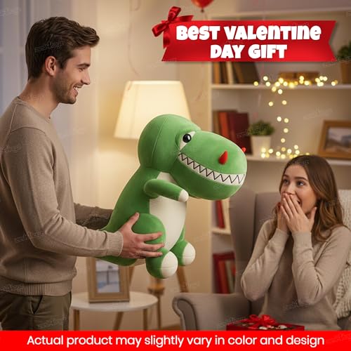 Image of Zest 4 Toyz Soft Toy for Girls (35 cm) | Cute Stuffed Animal Plush Toy | Baby Toys | Dino Soft Toy Cuddly Teddy Bear for Kids | Birthday Gift for Girls - Multicolor