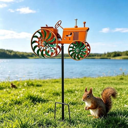 Carillon à vent tracteur résistant intempéries métal durable
