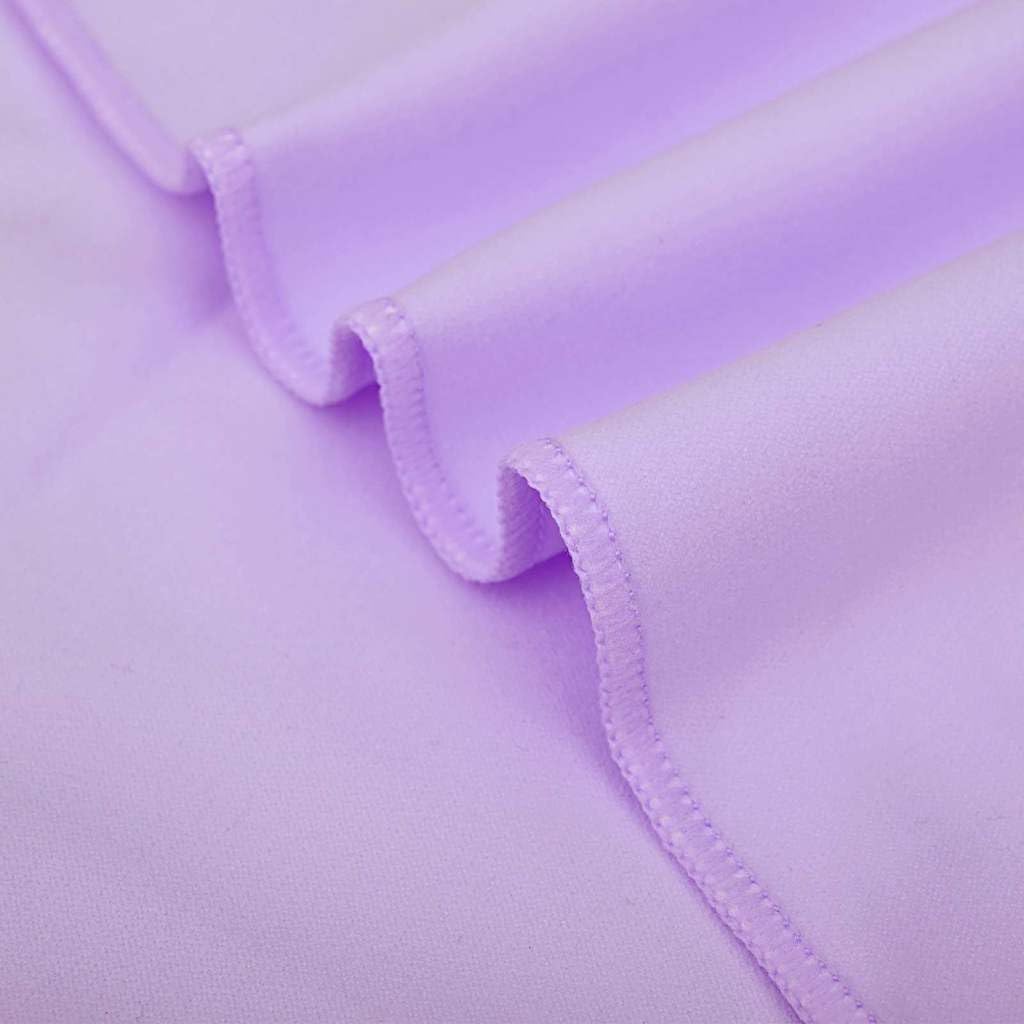 Toallas de deporte 2 unidades, color lila, 180 x 90 cm, poliéster, poliamida, secado rápido, absorbentes, suaves, para deportes, fitness, sauna, playa, viajes, con función de suspensión