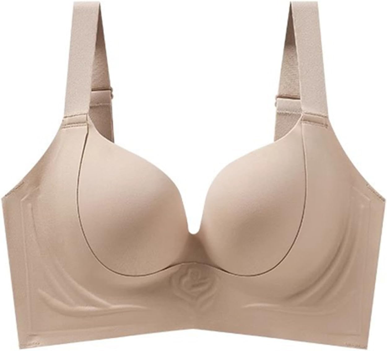 Bra, Large Size, Bust-Enhancing, Stress Free, Cleavage, Support, Beautiful Chest Shape, Seamless, Underarm Flesh Catcher
