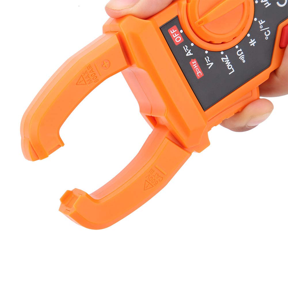 Schimer PEAKMETER PM2118 Multimetro a Pinza Tester Accurato a Doppio Display per Elettricisti con 6000 Conteggi Temperatura Schermo LCD e Rilevamento NCV