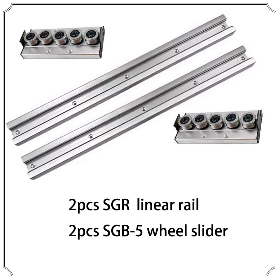 Prowadnice liniowe dwuosiowe 2 szt. SGR15 1200 mm-2000 mm + prowadnica szybkobieżna, blok blokujący suwak SGB15 + blokada do części CNC(2pcs SGR15-SGB15 5,1750MM)