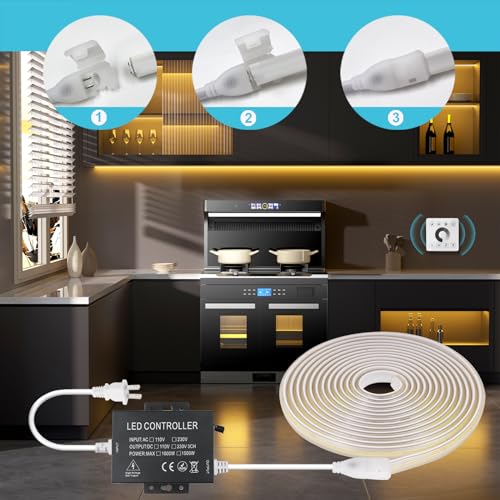 Tira de LED COB KISUFU 110V 0.5m Dimable Resistente Agua miniatura 6