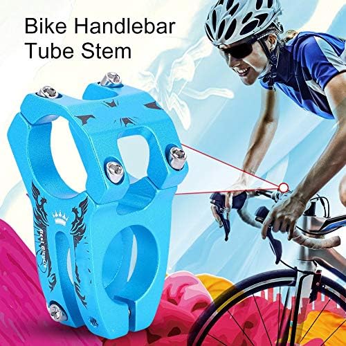 Handlebar Stem 31.8mm Aluminium Alloy Handlebar Stem for Mountain, Road Bike, Fixie Gear, Cycling(Sky Blue)