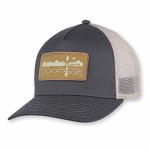 Pistil Mens Hawk Trucker Hat Grey