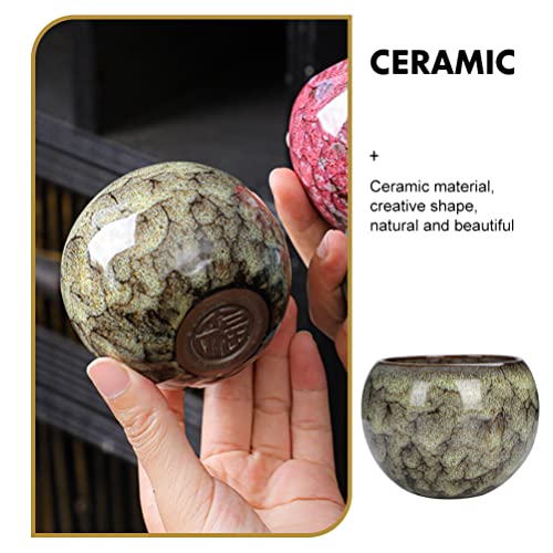 HEMOTON Copo de Chá Chinês Cerâmico Xícara de Café Xícara de Cerâmica Xícaras de Cerâmica para Latte